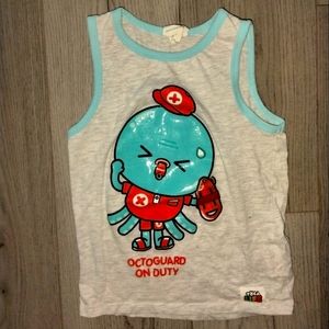 Toca Life Octoguard On Duty  H & M kids tank top EUC
